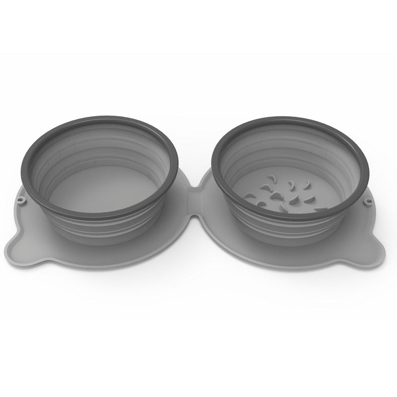 Foldable Travel Pet Bowls for Easy Mealtime Anywhere