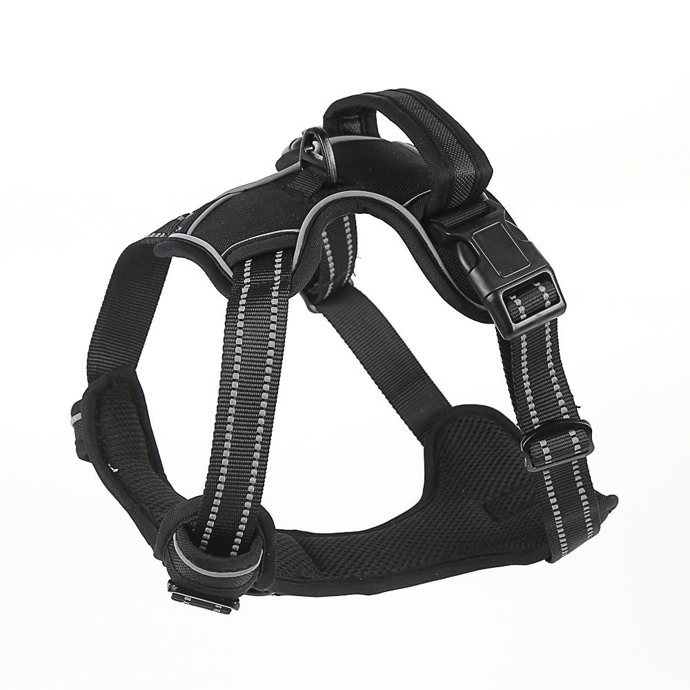 No-Pull Reflective Dog Harness for Safe, Comfy Walks