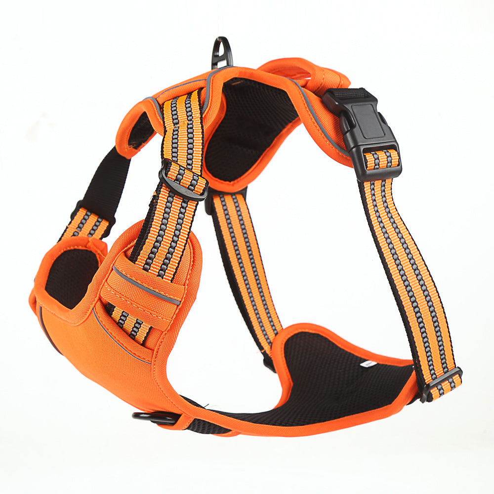 No-Pull Reflective Dog Harness for Safe, Comfy Walks