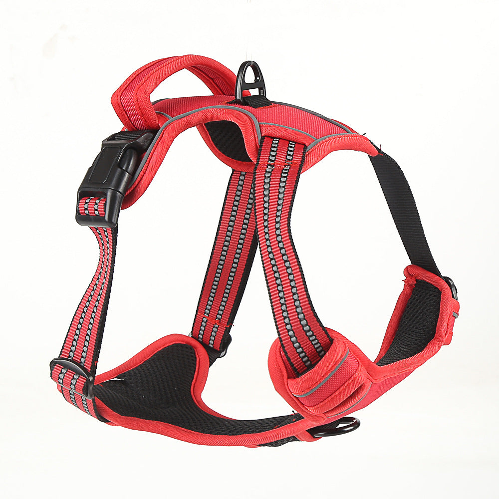 No-Pull Reflective Dog Harness for Safe, Comfy Walks