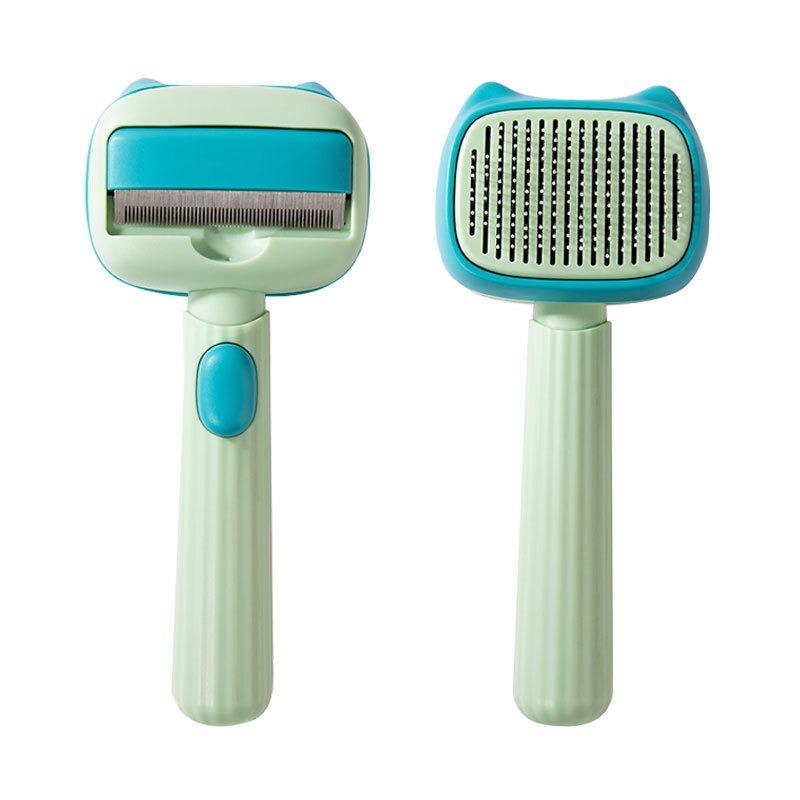 Gentle Pet Dematting Brush for Smooth, Shed-Free Fur