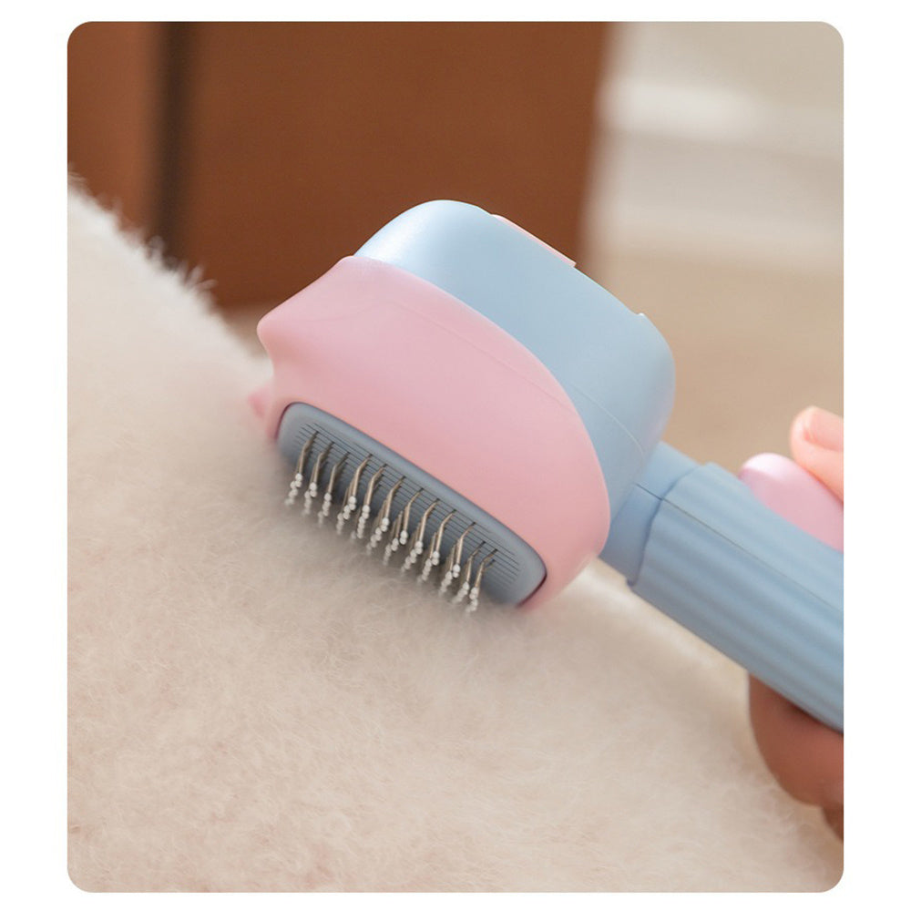 Gentle Pet Dematting Brush for Smooth, Shed-Free Fur