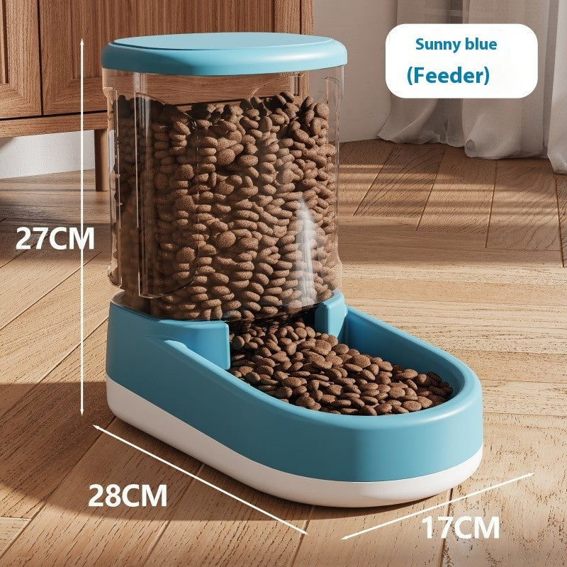 Automatic Pet Feeder & Water Fountain for Happy, Hydrated Pets