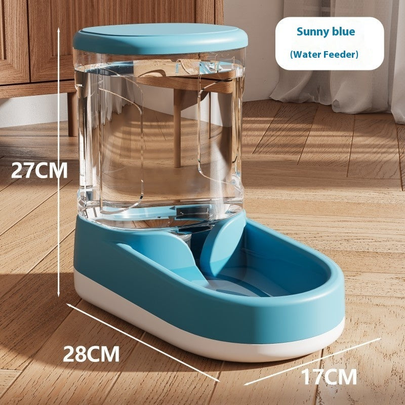 Automatic Pet Feeder & Water Fountain for Happy, Hydrated Pets