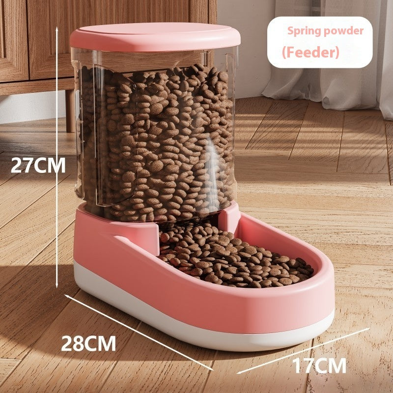 Automatic Pet Feeder & Water Fountain for Happy, Hydrated Pets