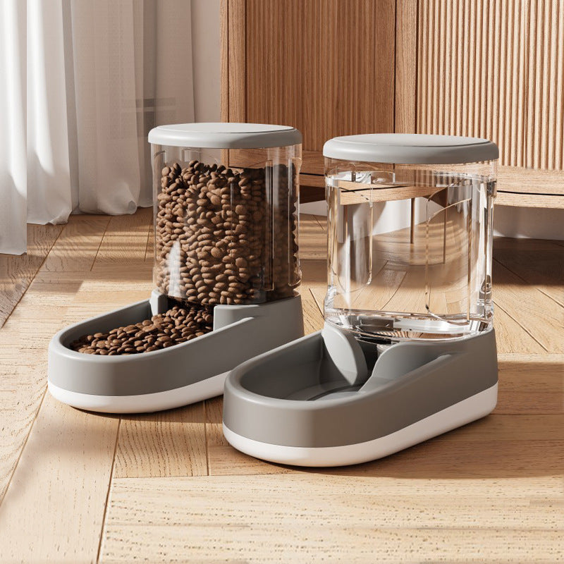 Automatic Pet Feeder & Water Fountain for Happy, Hydrated Pets